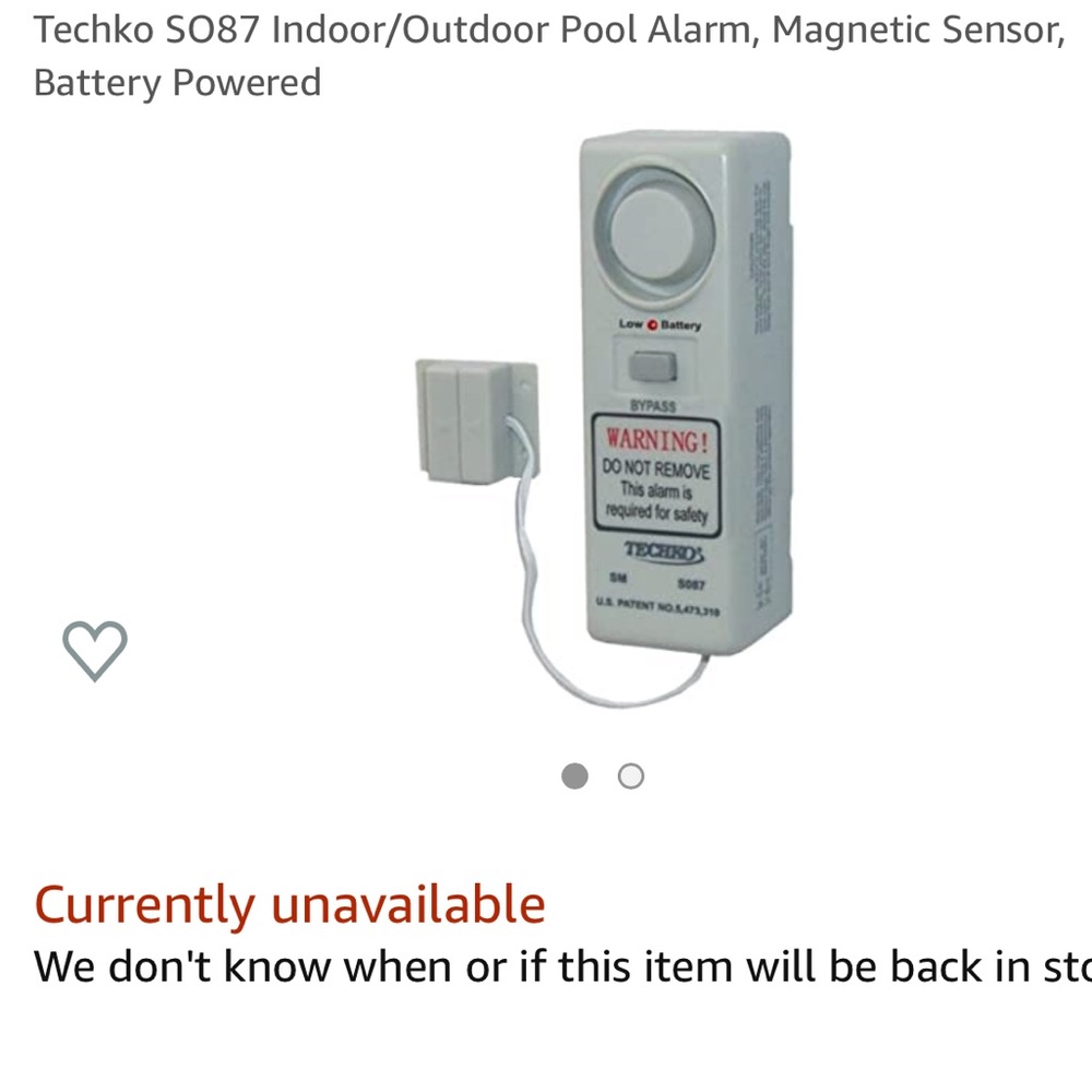 Techko safety& Security Safe Pool detector